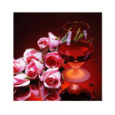 Red Wine Rose 5D Diamond DIY Painting  Kit Home Decor Craft