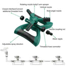 4pcs/set Watering Kit 360 Degree Fully Rotating Sprinkler Garden Nozzle