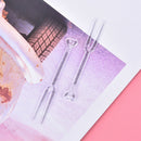 30 Pcs Transparent Disposable Plastic Fruit Forks, Forks Bistro Cocktail Forks