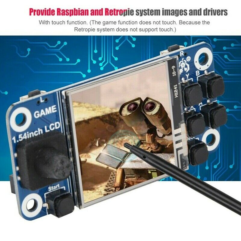 for Raspberry Pi Game Zero W/2B/3B+ 1.54Inch Mini LCD Touchscreen Display D2X4