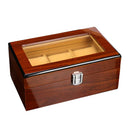 3 Grids Wooden Watch Display Case Jewelry Collection Storage Holder Boxes