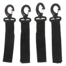4PCs Kayak Clip Black Paddle Buckle Mounting Webbing Parts Holder Fixed Be-OZ