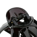 Large Hair Claw for Thick Hair Updo Tool Octopus Jaw Grip Folding Clip Black