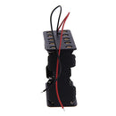 1 pcs New 10x AA Mobile Battery Clip Holder Case Box with Wire Leads Black
