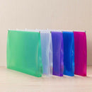 10 Packs Plastic Zip Envelopes Letter Size Holder File Document Receipt Env R9M6