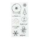 Christmas Transparent Silicone Clear Stamp Scrapbook Embossing Album Decor M&O