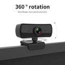 1440P HD Webcam USB 2.0 Web Camera Plug & Play Video Recording Built-in Mic