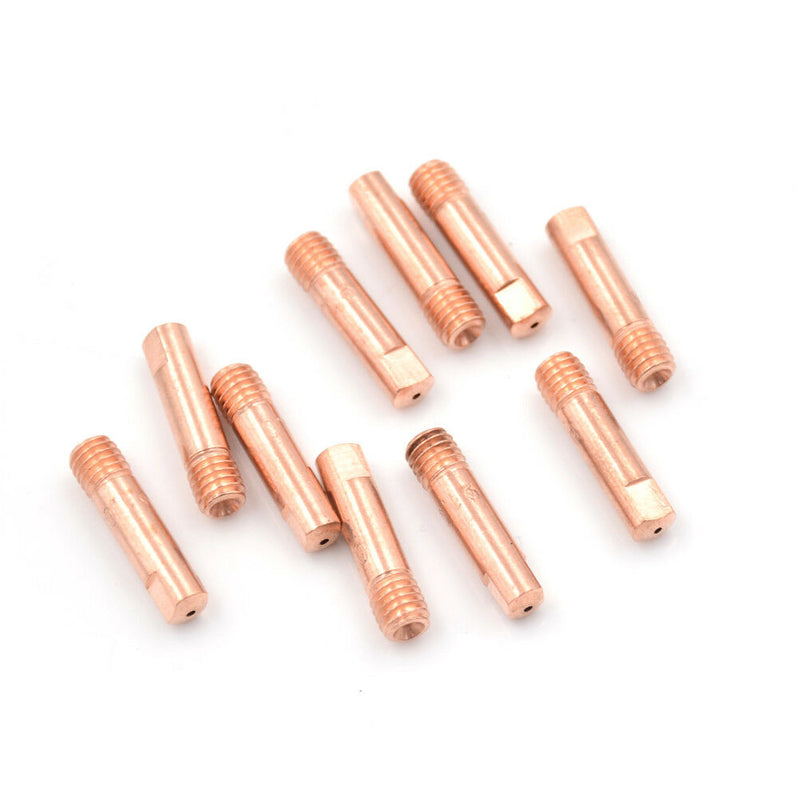10x 1.2-15AK MIG/MAG M6 Weld Torch Welder Contact Tips Holder Gas Nozzle Go3 Bj