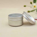 50ml Empty Aluminium Balm cosmetic Tin pot jar containers Packing box R4T7