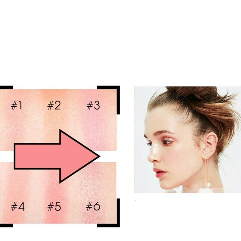 O.Two.O Face Blusher Powder Rouge Makeup Cheek Blusher Powder Minerals Pale B1T7