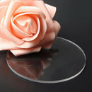 Transparent 3mm thick Mirror Acrylic round Disc DiÃ¡metro:50mm