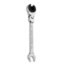 1pc Tubing Ratchet Wrench Horn Spanners Flexible Head Durable Steel 13mm
