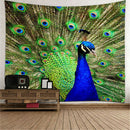Wall Tapestry Hanging Bedspread Towel Throw Blanket Dorm Peacock 78inch