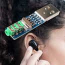 Mini USB DAC Decoder PCM2704 USB Sound Card Analog DAC Decoder Board ZNQ FUX