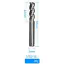 5x5Dx50mm Milling Cutter Wear-resistant Flat-end Tungsten Steel HRC45 New