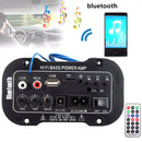 5 Inch 220V Amplifier Stereo Digital HiFi Bass Power AMP Dengan Bluetooth