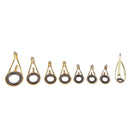 Pack of 8 Pieces Fishing Rod Guide Fishing Rod Eye Ring for Rod Building