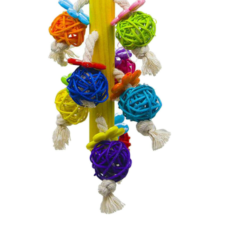 Bird Chewing Toys Natural Straw for Medium Parrots and Birds Like Amazon,African