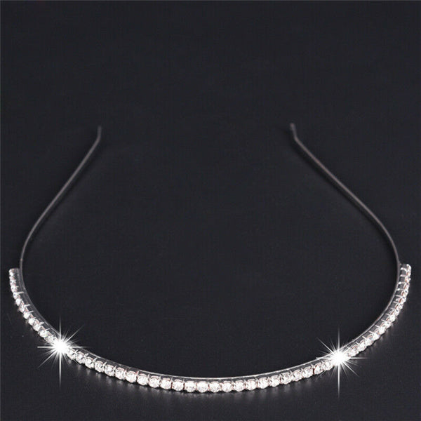 Crystal Rhinestone Headband Hairband Head Wear Elastic Brightness Accessories Kw