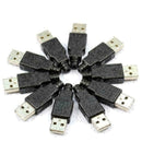 Type A Male USB 4 Pin Plug Socket Connector With Black X9P1 Cover Gift Plas Z6C1