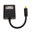 1 in 2 Out Toslink Digital Optical Audio Y-Splitter Connector Fiber Optic