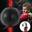 Double End Boxing Speed Ball Punching Bag Dodge Gym Training Black Pu LeathOZ