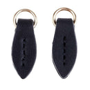 3 Sets Leaf Leather Zipper Sliders Pull Tab Instant Kit Pants Replacements
