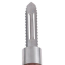 Scraper For Peeling Fruit Fish Scale With Serrated Blade & Wood Grain HaSEAU
