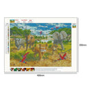 5D DIY Full Drill Diamond Painting Animal Cross Stitch Embroidery Craft Kit