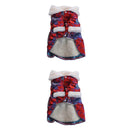 2PCS Female Pet Dog  Princess Dress Clothes Costume Skirt Apparel Red_M/L