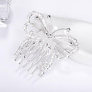 Elegant Rhinestone Hairpin Crystal Hair Comb Women Wedding Valentine Gift