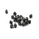 20pcs 2 pins Middle Feet 6*6*5mm Switch Tactile Push Button Switches Gn
