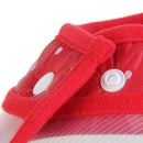 Dog Wound Recovery Cover Pet Anti-Bite Lick Medical Cone Collar (Red XL) A