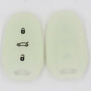 Car Key Protive Cover Holder for BUICK Flip Smart 3 Buttons Remote Key Fob White