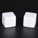 10pcs16mm blank white can write dice counting cubes square gaming dice M&O