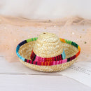 Mini Pet Dogs Straw Hat Sombrero Cat Sun Hat Beach Party Straw Hats Dogs`US
