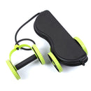 Ab Roller Wheel Trainer Wheel Abdominal Resistance Pull Rope Tool(Green)