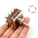 Toggle Switch 3 Position 12 Pin 4PDT ON-OFF-ON 10A/380VAC 15A/250VAC   Z
