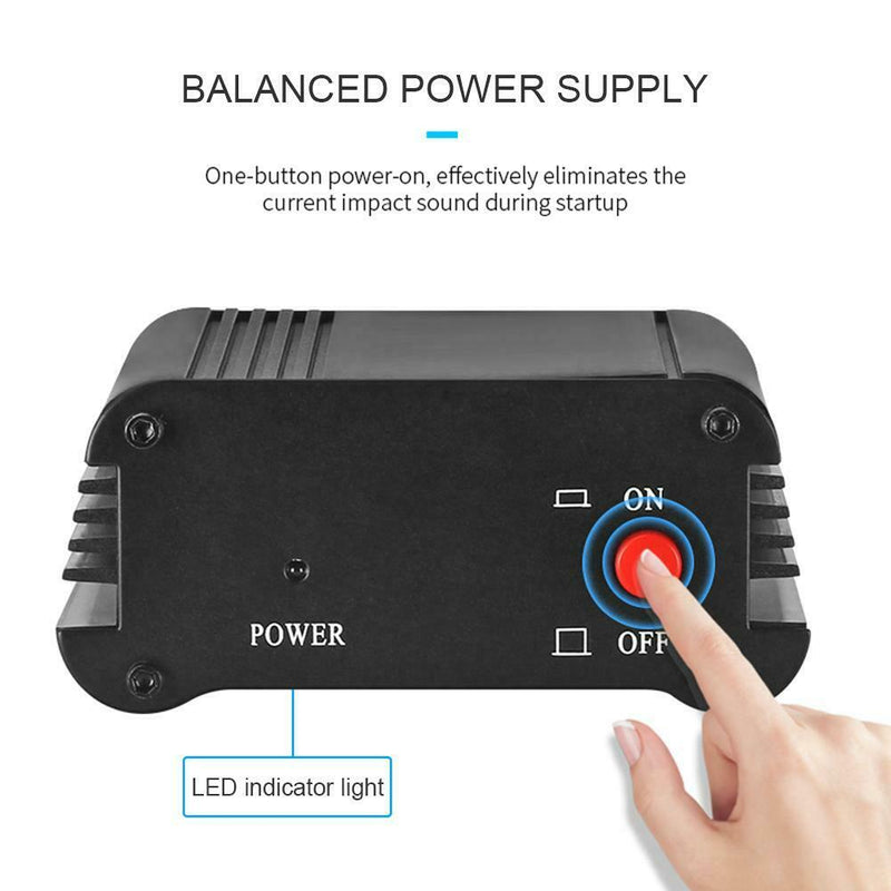 48V Phantom Power Supply USB Power Adapter for Micro Condenser Microphone