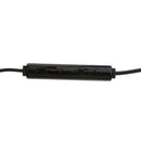Anti-Radiation Mono Earphone Acoustic Air Tube Mic 3.5mm Headphone Black
