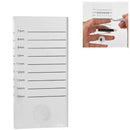 Lash Tile Acrylic Pallet Eyelash Extension Glue Plate Eyelashes Stand Holder  Fw
