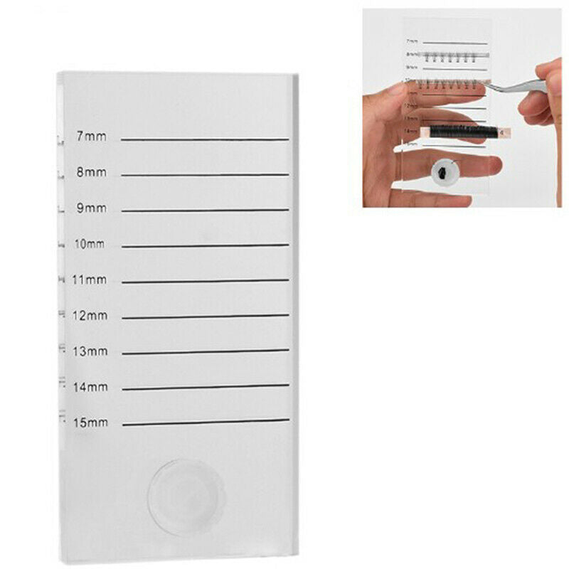 Lash Tile Acrylic Pallet Eyelash Extension Glue Plate Eyelashes Stand Holder  Fw