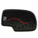 Left Driver Side Heated Mirror Glass for Cadillac Chevy Avalanche