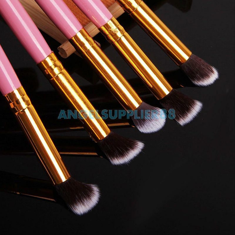 Pro 10pcs Makeup Brushes Set Powder Foundation Eyeshadow Eyeliner Lip Brush kits