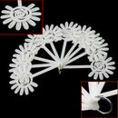 New 120 Tips Nail Art Design Wheel Flower Shape Board Practice Display Fan YIB