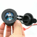 12V Waterproof Motorcross  Blue Lighter Power Plug Outlet Socket