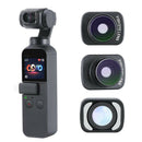 Optical Glass Fisheye Camera Lens Magnetic For DJI OSMO POCKET Gimbal Camera
