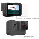 Tempered Glass Screen Protector Guard Film For GoPro Hero 5 Screen and Lens