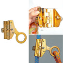 6KN Rope Grab Rock Climbing Fall Protection Safety Clip Protection 32mm Ropes