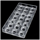 21 Bell Shaped Clear Polycarbonate Mould Chocolate Jelly Candy Mold Tray Ne I4J7